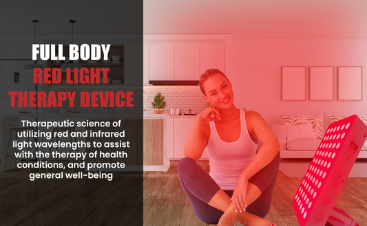 EXESAS Red Light 60 LED, 300W Dual-Chip, Therapy Device for Full Body 660nm & 850nm Infrared LED Panel for Beautiful Skin, Weight & Pain Management