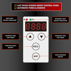 EXESAS 120 LED, 600W Dual-Chip, Red Light Therapy Device for Full Body 660nm & 850nm Infrared LED Panel for Beautiful Skin, Weight & Pain Management