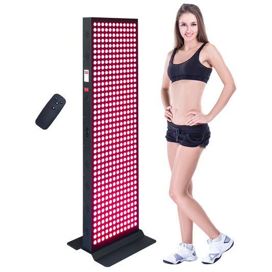 EXESAS 480 LED, 2400W Dual-Chip, Red Light Therapy Device for Full Body 660nm & 850nm Infrared LED Panel for Beautiful Skin, Weight & Pain Management