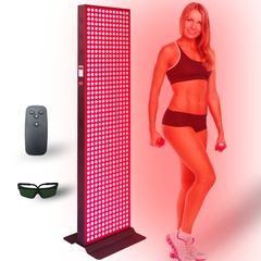 EXESAS 600 LED, 3000W Dual-Chip, Red Light Therapy Device for Full Body 660nm & 850nm Infrared LED Panel for Beautiful Skin, Weight & Pain Management