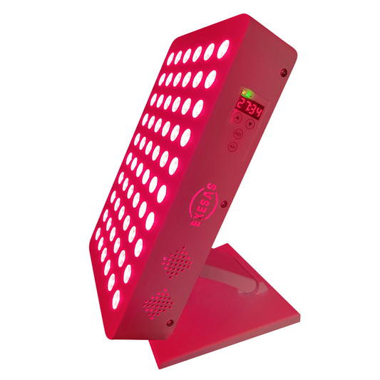 EXESAS 60 LED, 300W Dual-Chip, Red Light Therapy Device for Full Body 660nm & 850nm Infrared LED Panel for Beautiful Skin, Weight & Pain Management