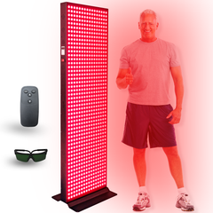 EXESAS  800 LED, 4000W Dual-Chip, Red Light Therapy Device for Full Body 660nm & 850nm Infrared LED Panel for Beautiful Skin, Weight & Pain Management