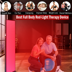 EXESAS 600 LED, 3000W Dual-Chip, Red Light Therapy Device for Full Body 660nm & 850nm Infrared LED Panel for Beautiful Skin, Weight & Pain Management