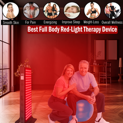 EXESAS 120 LED, 600W Dual-Chip, Red Light Therapy Device for Full Body 660nm & 850nm Infrared LED Panel for Beautiful Skin, Weight & Pain Management