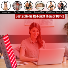 EXESAS 80 LED, 400W Dual-Chip, Red Light Therapy Device for Full Body 660nm & 850nm Infrared LED Panel for Beautiful Skin, Weight & Pain Management