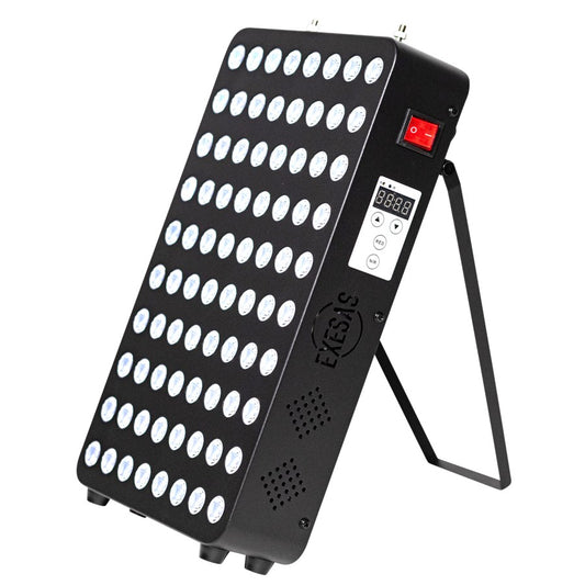 EXESAS 80 LEDs, 400W Dual-Chip, Red Light Therapy Device for Full Body 660nm & 850nm Near Infrared LED Therapy Panel for Beautiful Skin, Weight & Pain Management, and Overall Wellness