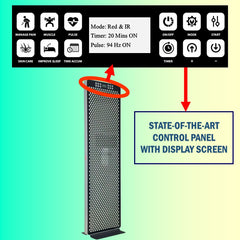 EXESAS   1200 LED, 6000W Dual-Chip, Red Light Therapy Device for Full Body 660nm & 850nm Infrared LED Panel for Beautiful Skin, Weight & Pain Management