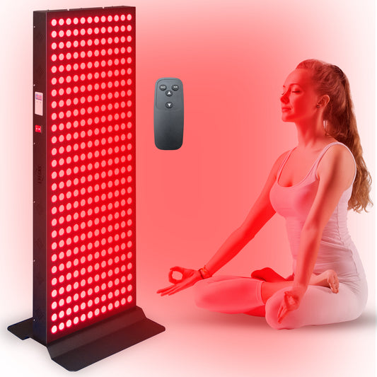 EXESAS 324 LED, 1620W Dual-Chip, Red Light Therapy Device for Full Body 660nm & 850nm Infrared LED Panel for Beautiful Skin, Weight & Pain Management