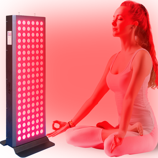 EXESAS 120 LED, 600W Dual-Chip, Red Light Therapy Device for Full Body 660nm & 850nm Infrared LED Panel for Beautiful Skin, Weight & Pain Management