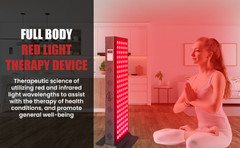 EXESAS 120 LED, 600W Dual-Chip, Red Light Therapy Device for Full Body 660nm & 850nm Infrared LED Panel for Beautiful Skin, Weight & Pain Management