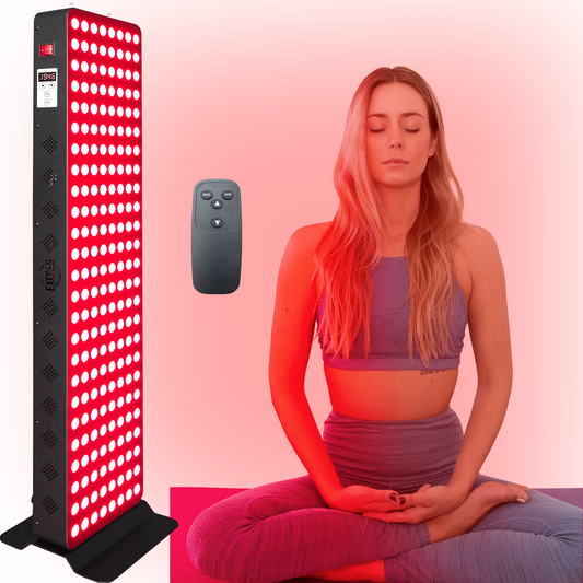 EXESAS 200 LED, 1000W Dual-Chip, Red Light Therapy Device for Full Body 660nm & 850nm Infrared LED Panel for Beautiful Skin, Weight & Pain Management