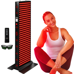 EXESAS 324 LED, 1620W Dual-Chip, Red Light Therapy Device for Full Body, 4-Wavelengths Infrared LED Panel for Skin, Weight, Pain, Wellness