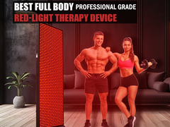 EXESAS  1216 LED, 6080W Dual-Chip, Red Light Therapy Device for Full Body, 4-Wavelengths Infrared LED Panel for Skin, Weight, Pain, Wellness