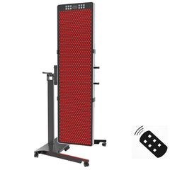 Horizontal/Vertical Powered Automatic Rolling Stand for EXESAS Red Light Therapy Panels, Auto Height Adjustment, Remote Control