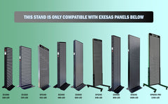 Horizontal/Vertical Powered Automatic Rolling Stand for EXESAS Red Light Therapy Panels, Auto Height Adjustment, (Panel Sold Separately)