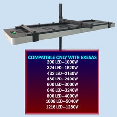 Horizontal  Rolling Stand for EXESAS Red Light Therapy Panels, Compatible only with EXESAS Panels. (Stand Only, Panel Sold Separately)