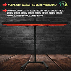 Horizontal  Rolling Stand for EXESAS Red Light Therapy Panels, Compatible only with EXESAS Panels. (Stand Only, Panel Sold Separately)