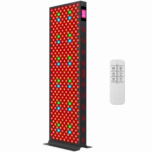 EXESAS 360 LED, 1800W Dual-Chip, Red Light Therapy Device for Full Body, 9-Wavelengths Infrared LED Panel for Skin, Weight, Pain, Wellness